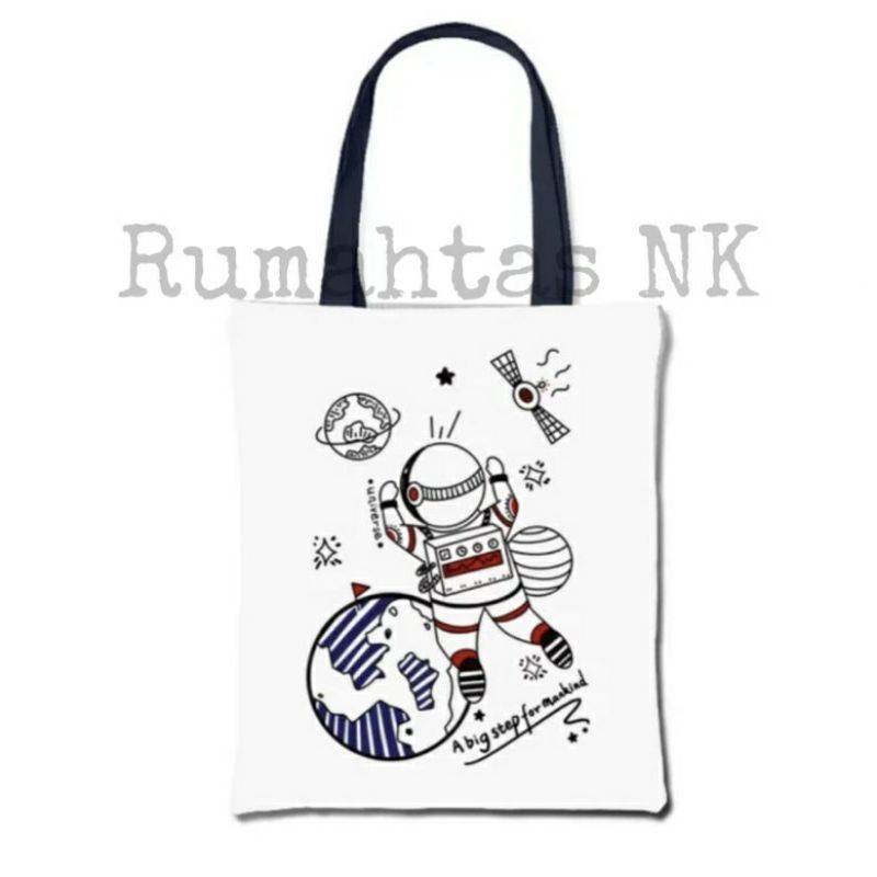 Arifirn A Big Stap NK - Tas Tote Bag Wanita Motif Lucu