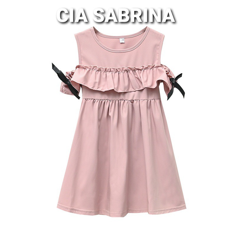 CIA SABRINA DRESS / BAJU DRES ANAK KOREA IMPOR / BAJU DAILY ANAK PEREMPUAN REMAJA TANGGUNG IMPORT