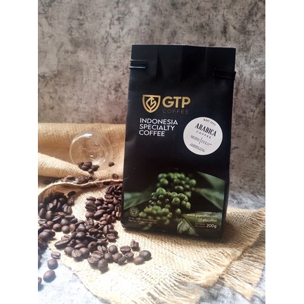 

Kopi Arabica Natural Biji Bubuk GTP Coffee 1000g