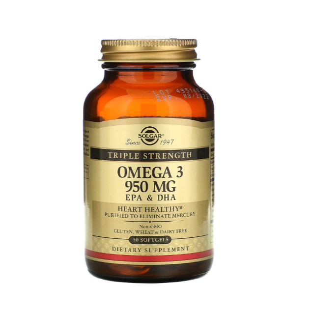 Solgar Omega-3 EPA & DHA Triple Strength 950 mg