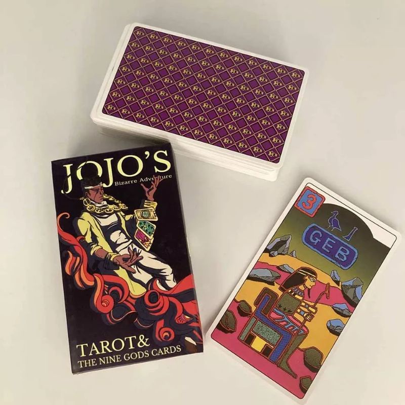 Jojo's Tarot and The Nine Gods cards