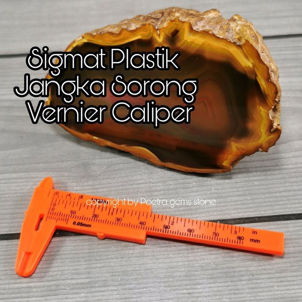 Sigmat Mini Plastik Jangka Sorong Mini Vernier Caliper