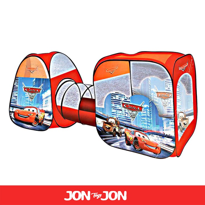 JT791 TENDA MINI ANAK TEROWONGAN CARS MCQUEEN MAINAN ANAK MANDI BOLA
