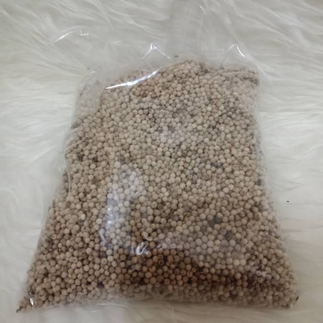 

LADA PUTIH BUTIR PREMIUM / WHITE PEPPER / MERICA PUTIH TANPA PEMUTIH SUPER KERING