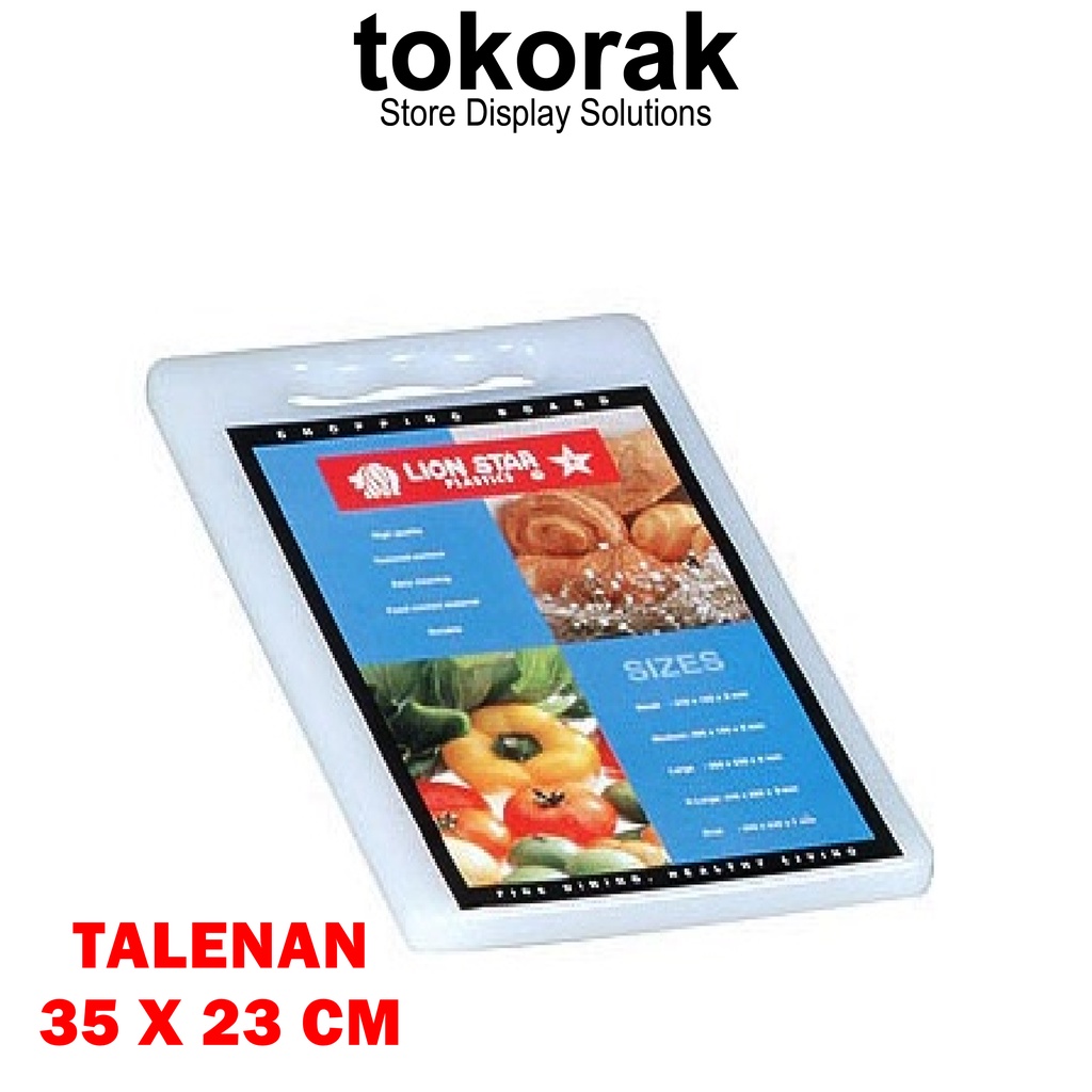 TALENAN L PLASTIK LION STAR - ALAS POTONG - CHOPING BOARD CH 3