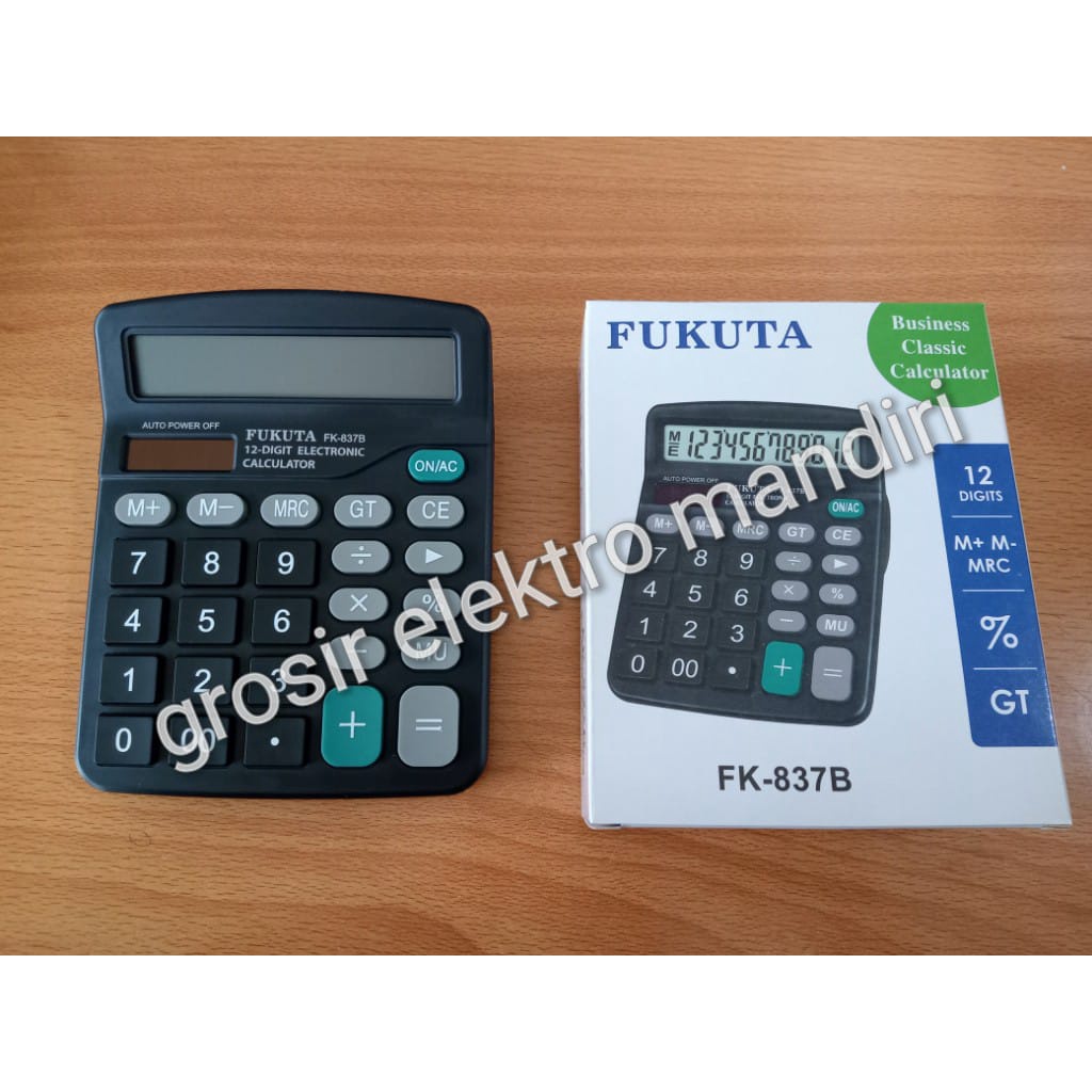 

Fukuta Kalkulator FK - 837B - 12/kalkulator murah/kalkulator bandung