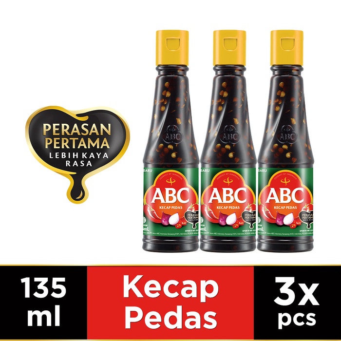 

ufd6021 Abc Kecap Pedas 135 Ml - Multipack 3 Pcs Fsfs201