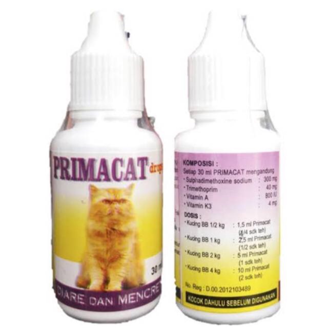 Obat diare kucing Prima Cat