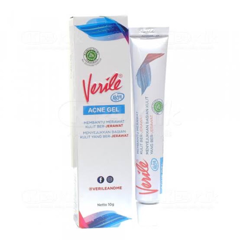 VERILE ACNE GEL 10 GRAM JERAWAT