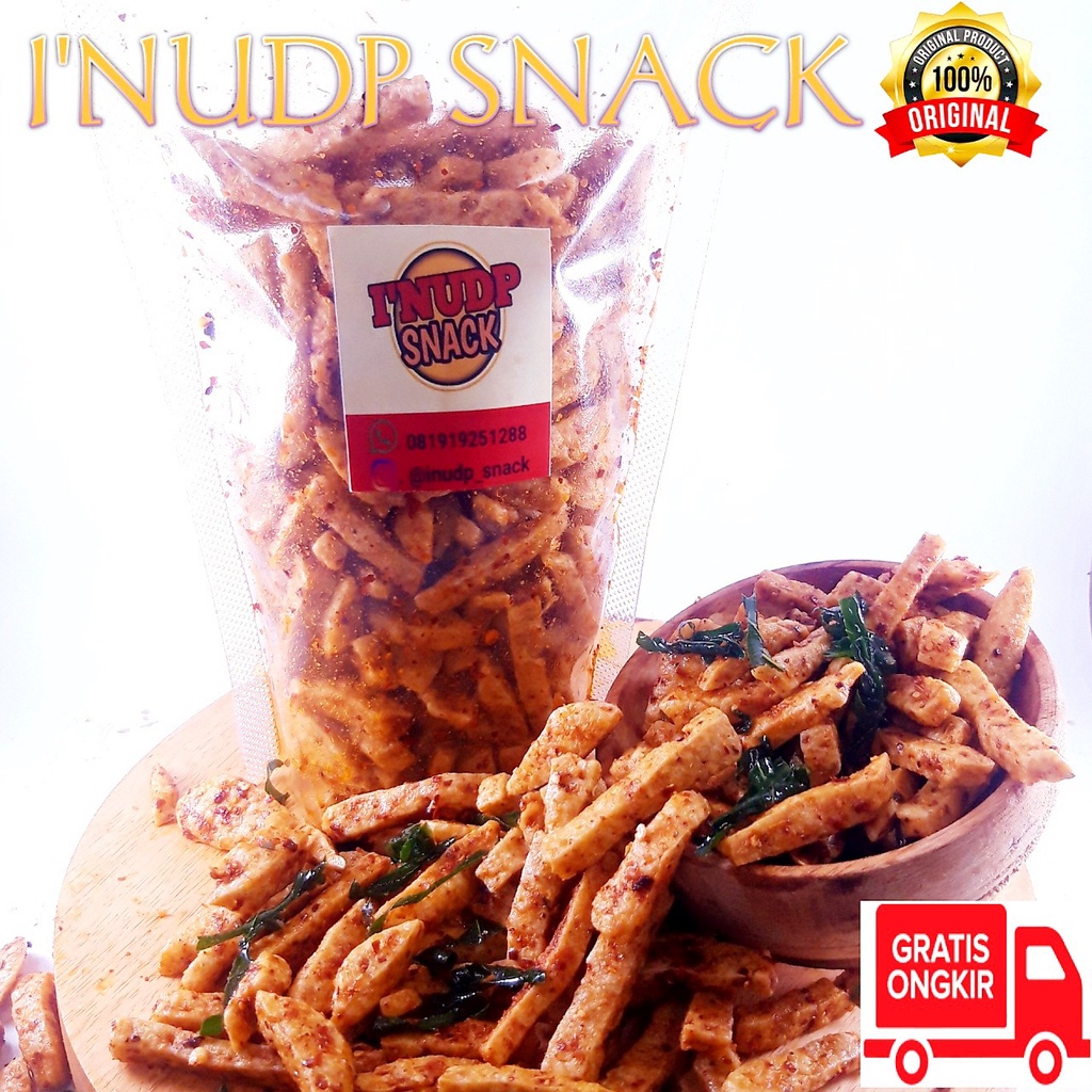 

Basreng stik Bumbu Basah Daun jeruk/Basreng pedas 100 gram
