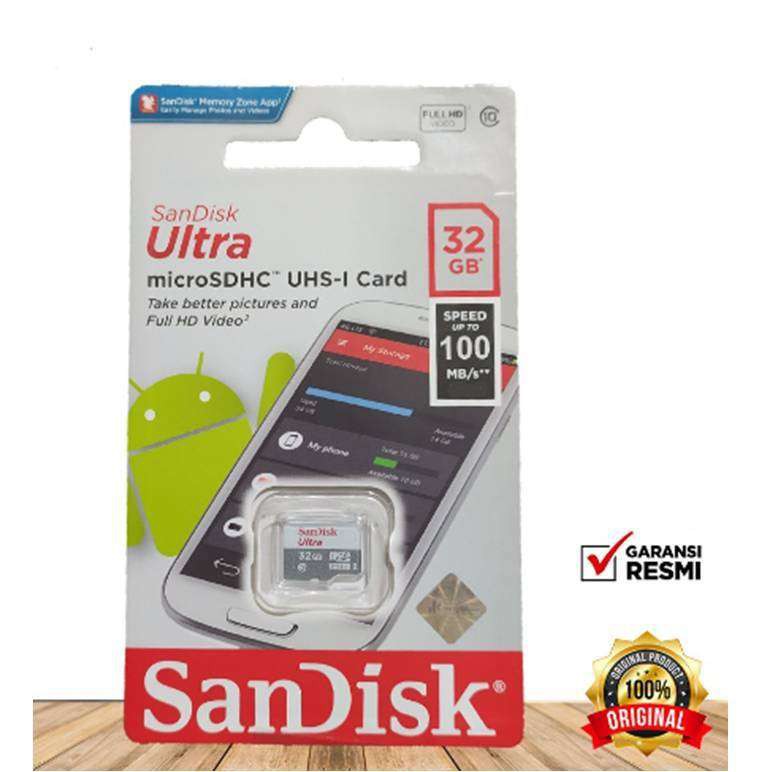 MICRO SD SANDISK 32GB / 64GB CLASS 10 NA 100MB