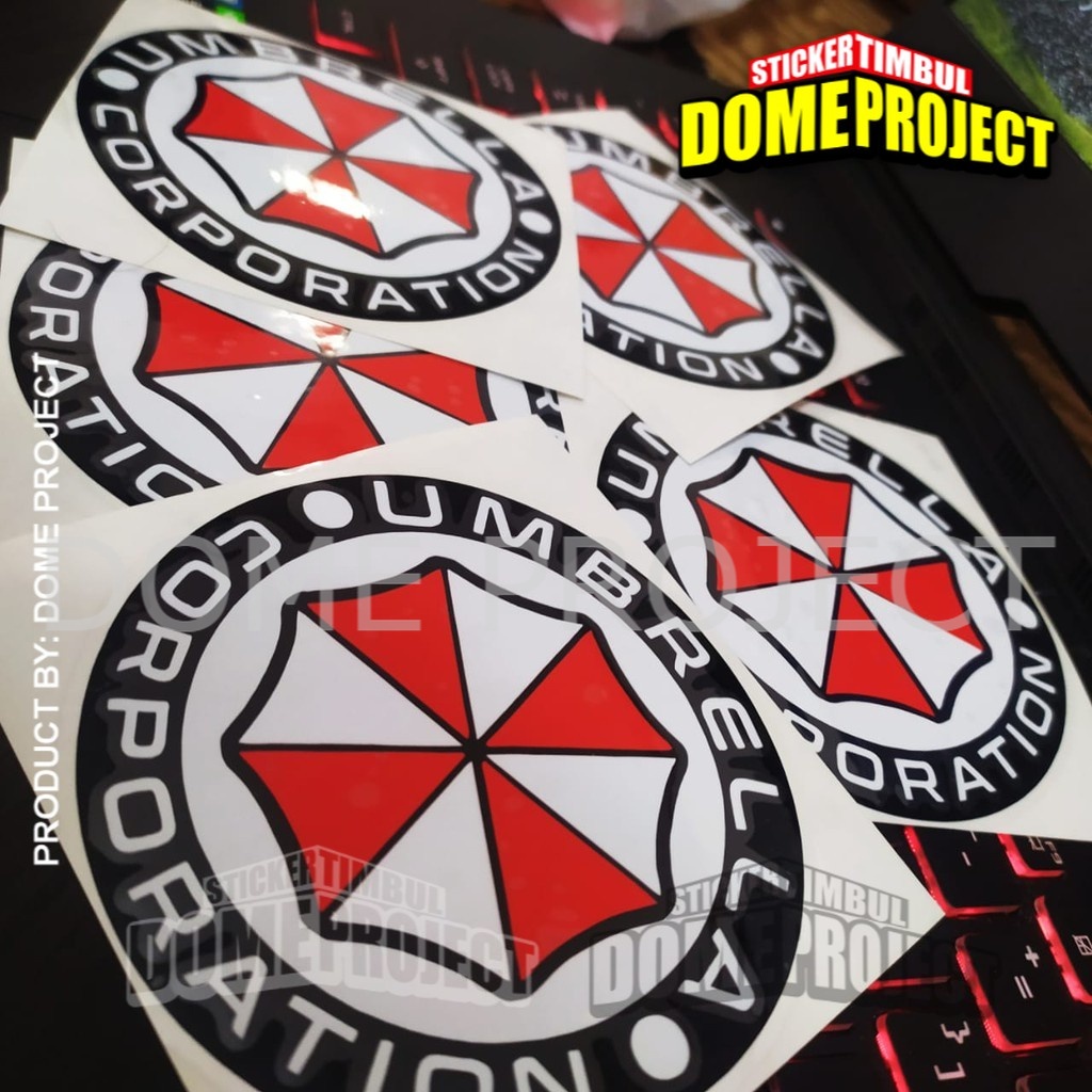 STIKER MOTOR KEREN [PROMO BUY 3 GET 1] UMBRELLA CORP STIKER CUTTING STIKER AESTHETIC STIKER AKSESORIS SEPEDA MOTOR