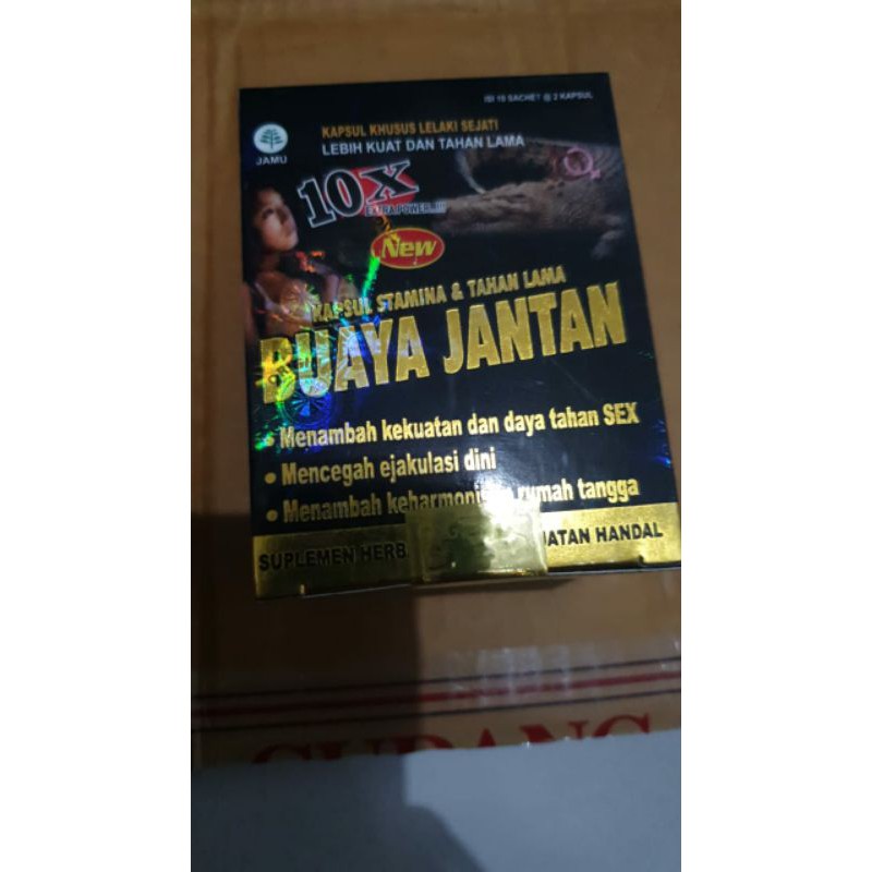 kapsul buaya jantan original