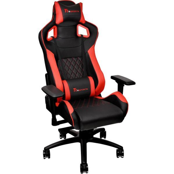 Thermaltake GT Fit F100 Racing Bucket Seat Style Ergonomic Gaming Chair Black/Red GC-GTF-BRMFDL-01