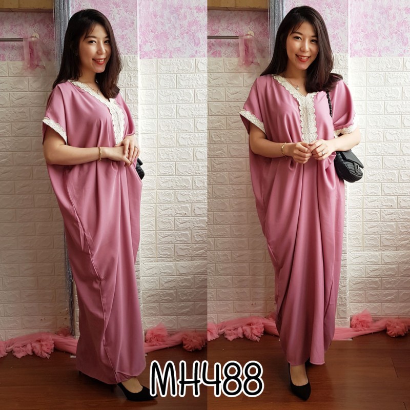Gamis Kaftan Batwing Muslimah MH488