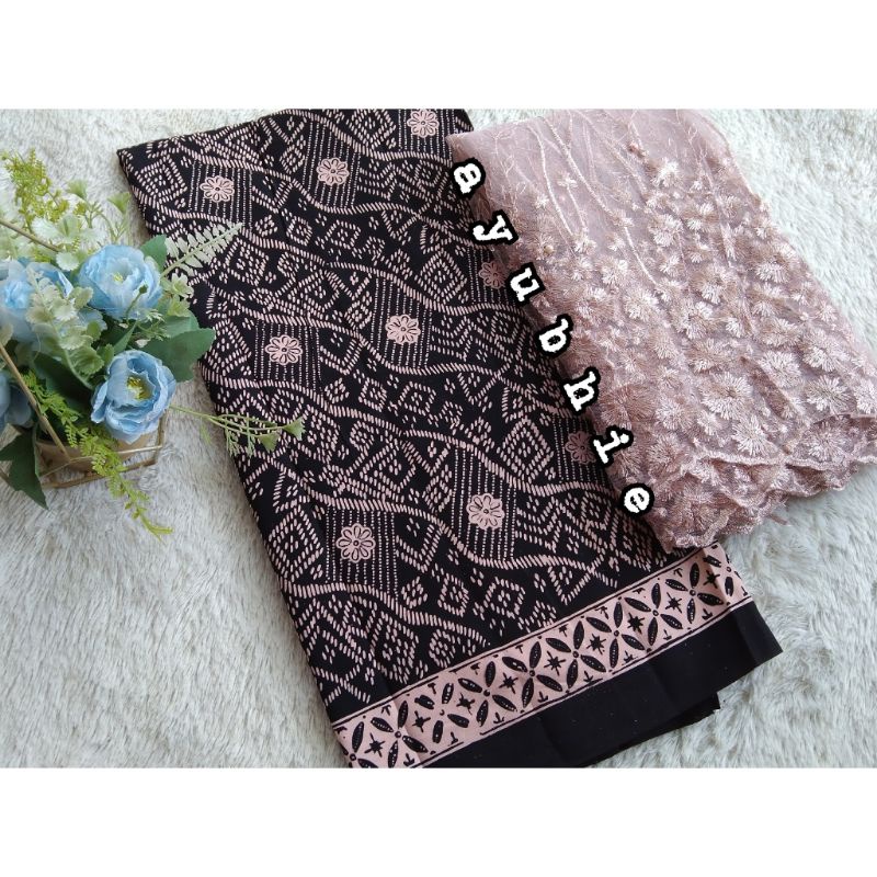 Kain Batik jarik cap handmade seragaman rosegold ori bridemaids