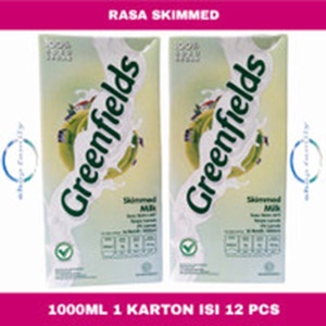 

SUSU UHT GREENFIELDS SKIMMED 1 LITER 1 KARTON 12PCS