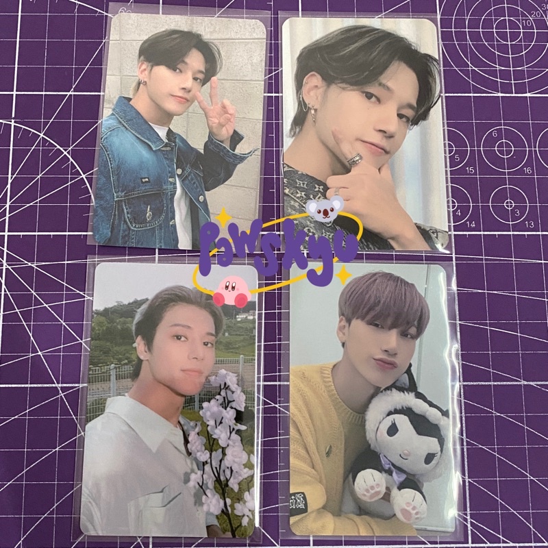 wts ateez photocard san kuromi wooyoung ld muart yes24 appmus fever pt 2 pt 3