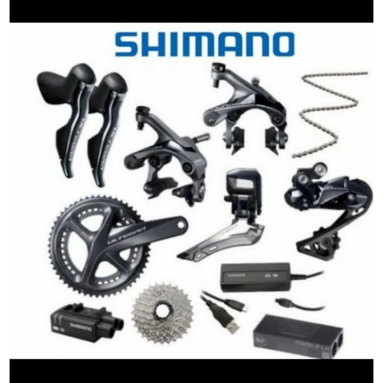 Groupset Shimano Ultegra DI2 R8050 Caliper Brake