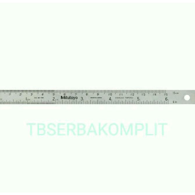 

Penggaris Mitutoyo 15cm 182-302 Stainless steel Semi flexible ruler