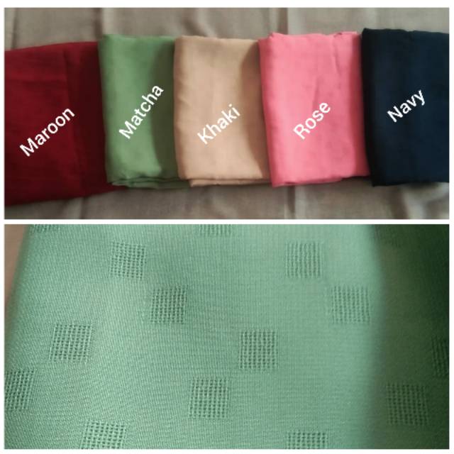 HIJAB MURAH SEGI EMPAT POTTON BURBERRY CERIA