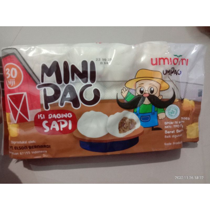 

Minipau isi daging sapi 30biji