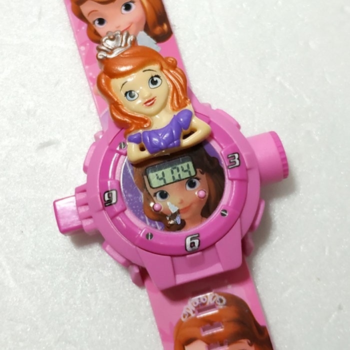 Jam Tangan Anak Laser Proyektor Sofia