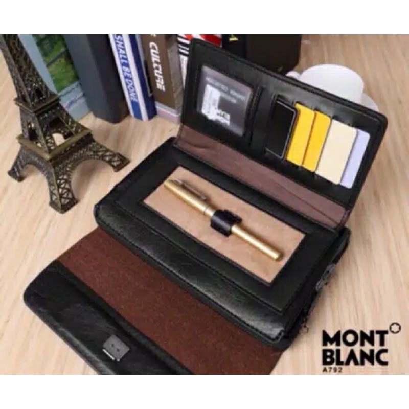 Handbag Montblanc Pria &amp; Wanita A792 Gratis Pena