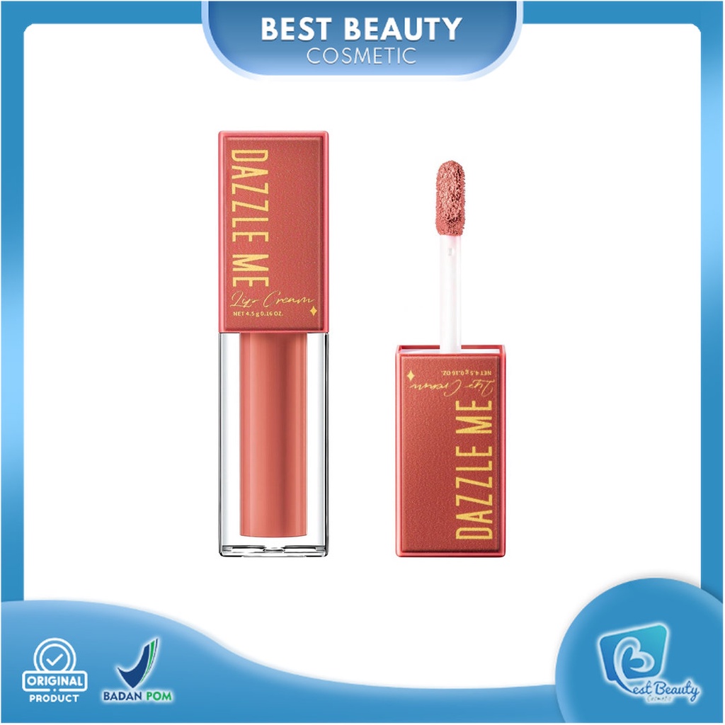 ★ BB ★ DAZZLE ME Mousse Lip Cream | Silky Lipstik Moisturizing Lip Care Reduce Lip Wrinkles BPOM