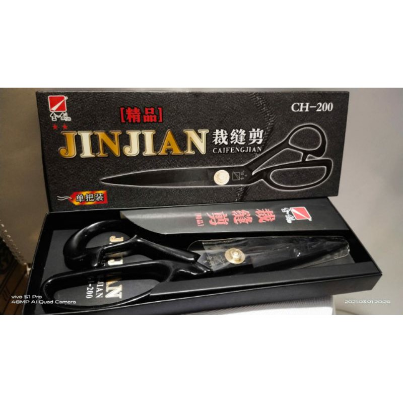 Gunting Besar - Gunting kain - gunting bahan 8 inch- 9inch- 10in - 12in gunting jinjian