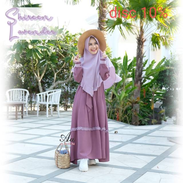 Gamis shireen set ori by aden hijab
