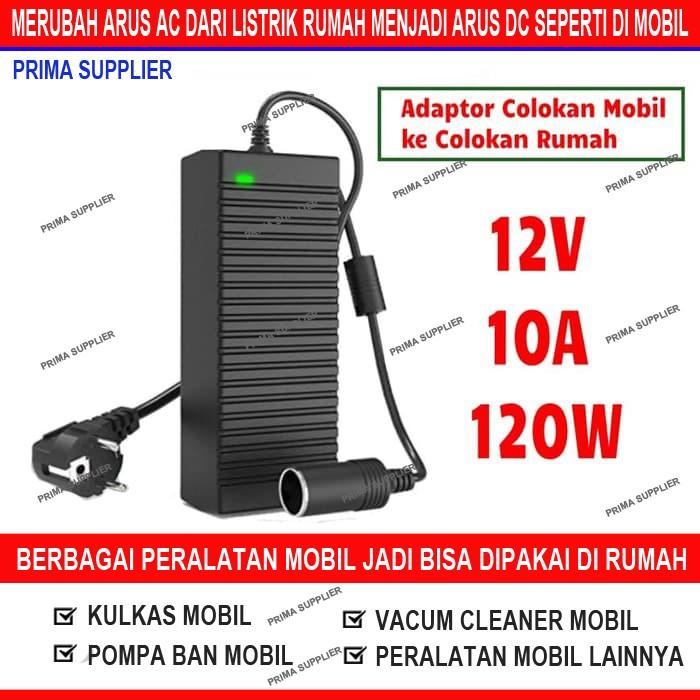 Cleaner Mobil Adaptor Ac Ke Dc Pompa Ban Mobil 10 Ampere Adaptor Vacum Cleaner Mobil Berkualitas Ter