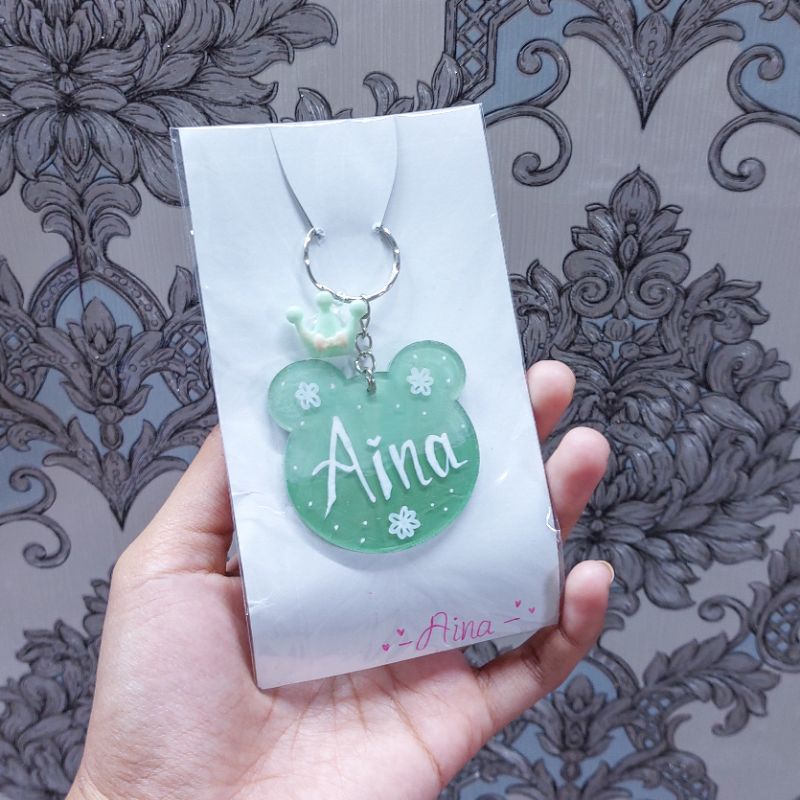 Ganci Akrilik Custom Nama