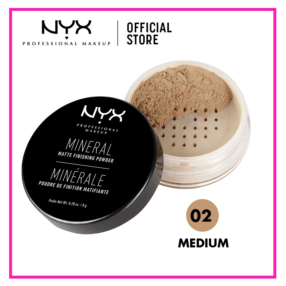 Jual NYX Professional MakeUp Mineral Finishing Powder Foundation Make ...