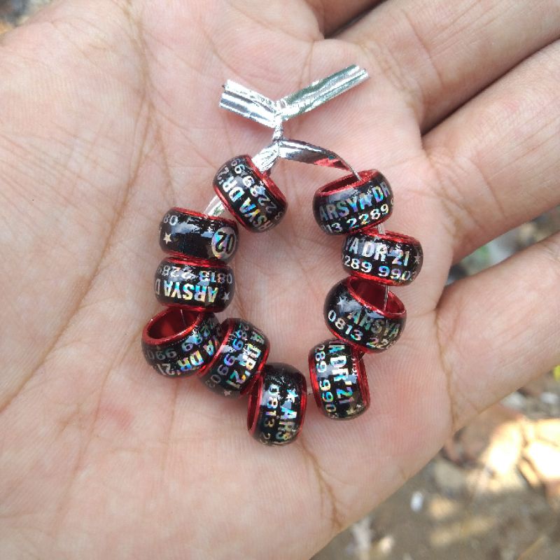 RING MERPATI CUSTOM NAMA | RING REQUEST NAMA SENDIRI | RING MERPATI DONAT HOLOGRAM