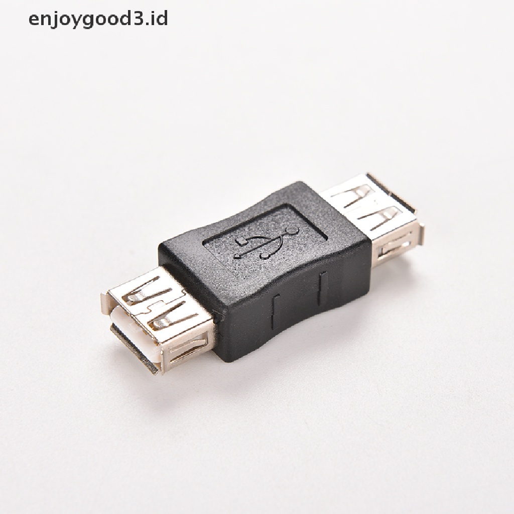 (Rready Stock) Adaptor Konektor Gender Changer USB 2.0 Tipe A Female Ke Female