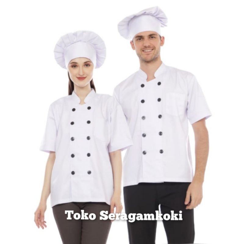 Baju Chef / Baju Koki Tebal Nyaman