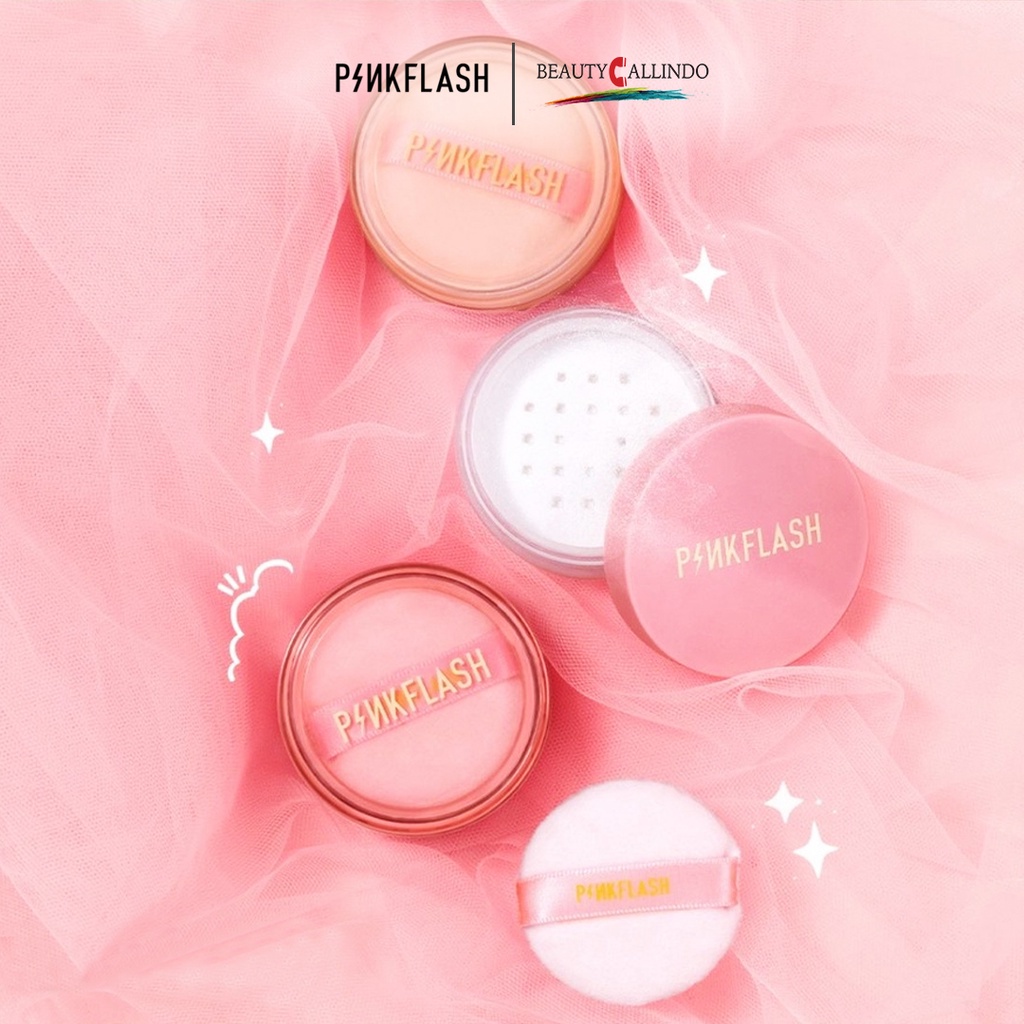 PINKFLASH Loose Powder F06 | PINK FLASH OhMySelf Oil Controller Matte Loose Setting Powder All Day Lasting 3 Colors