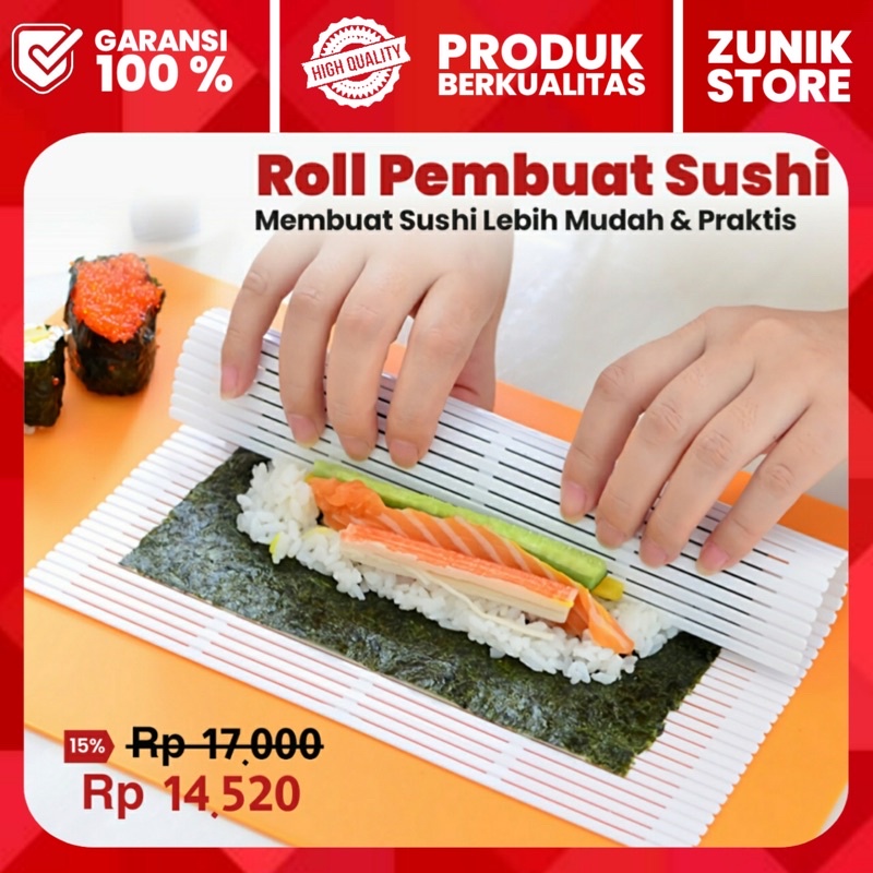 Roll Sushi Plastik Alat Cetak Sushi Penggulung Sushi Alat Pembuat Sushi Roll Sushi Maker