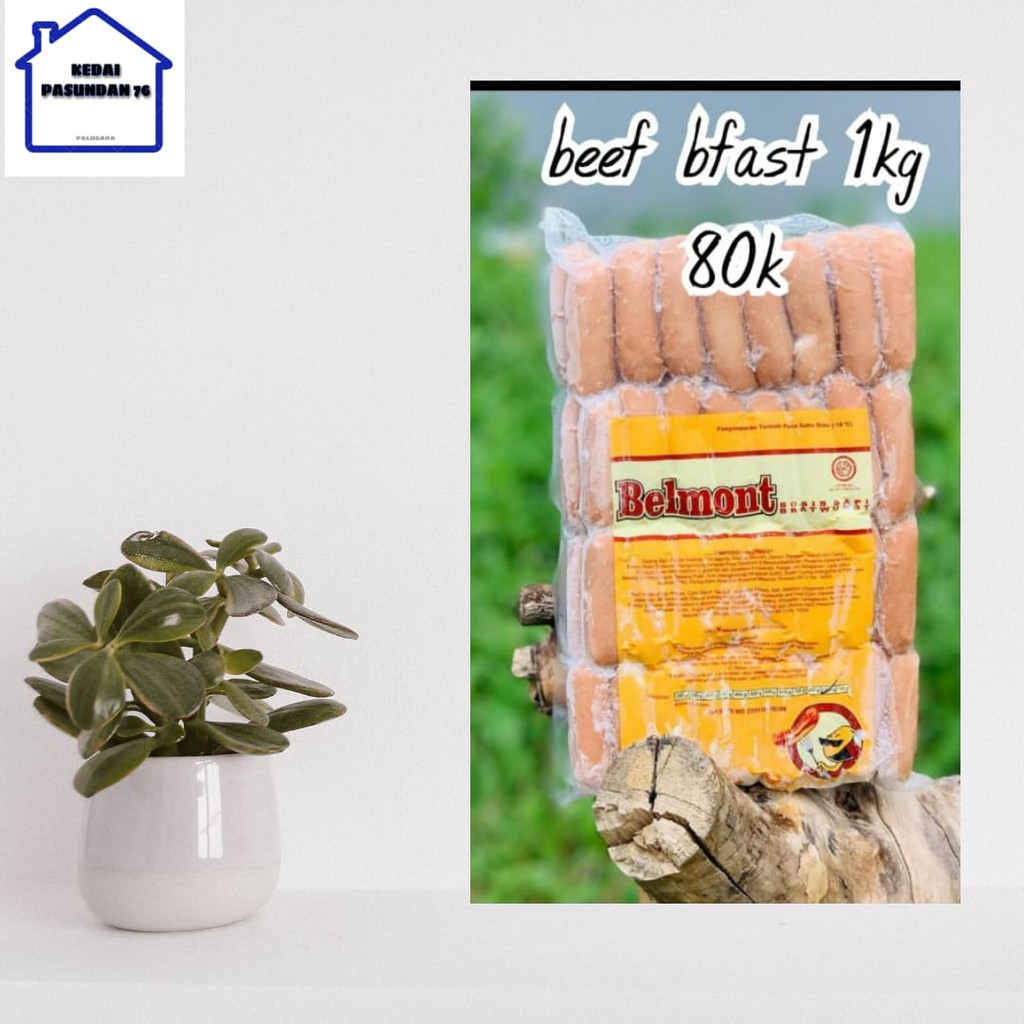 

Sosis Sapi Beef Breakfast Belmont 1 kg