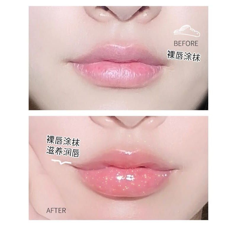 Bundara.id Ko-191 Lip gloss lucky star diamond crystal bosuya