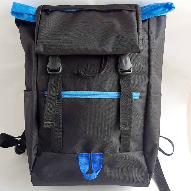 Tas ransel /tas sekolah / tas premium quality black backpack / tas pria / tas wanita