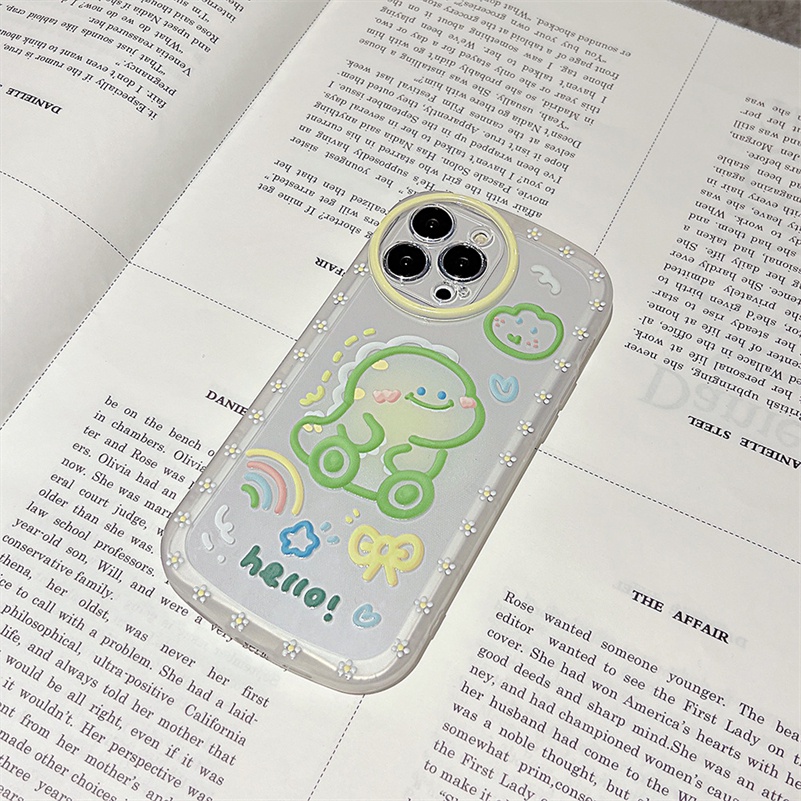 Casing Softcase Realme C35 C31 C30 C21Y C25Y C25 C25s C20 C20A C17 C15 C12 C11 5 5i 5s 7i Narzo 50A Prime Motif Dinosaurus