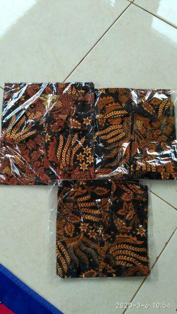 Batik Couple Keluarga Sania Ruffle Ori Ndoro Jowi Dnt Manggar Sogan