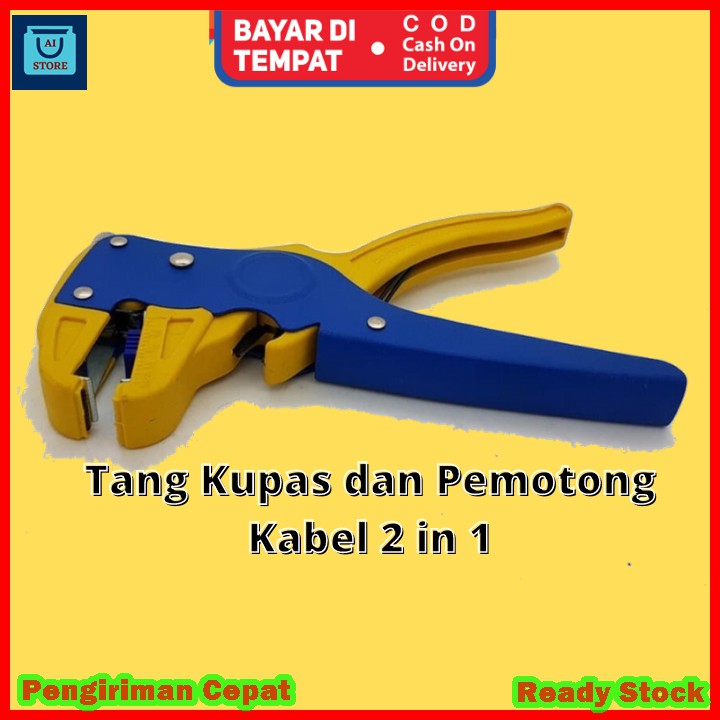 Tang Kupas Tang Kabel Alat Pemotong Kabel 2 in 1 Automatic Wire Stripper Japan  technology