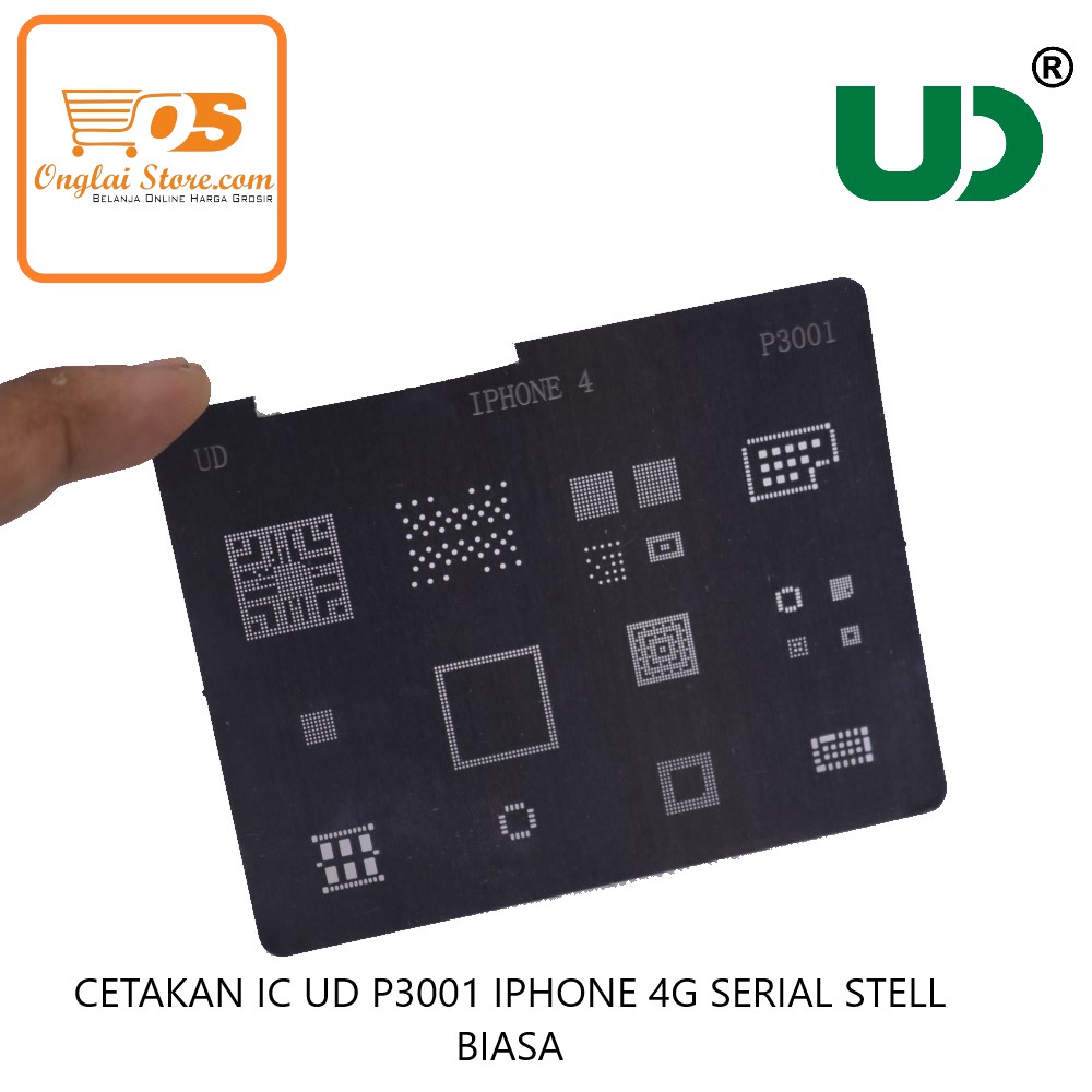 CETAKAN IC UD P3001 IPHONE 4G SERIAL STELL BIASA