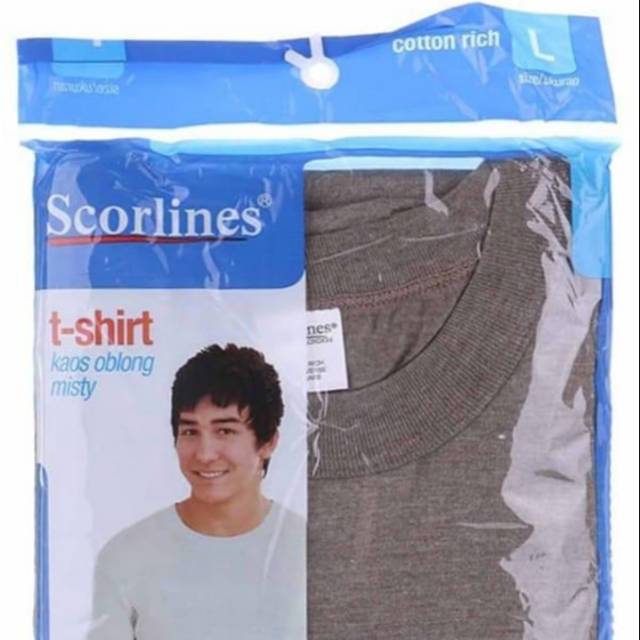 SCORLINES T-SHIRT KAOS OBLONG MISTY M/L/XL