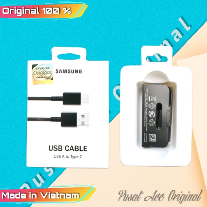 Kabel Data Samsung Galaxy A50 A51 A50s A32 A30 A20s A21 A12 Original-3