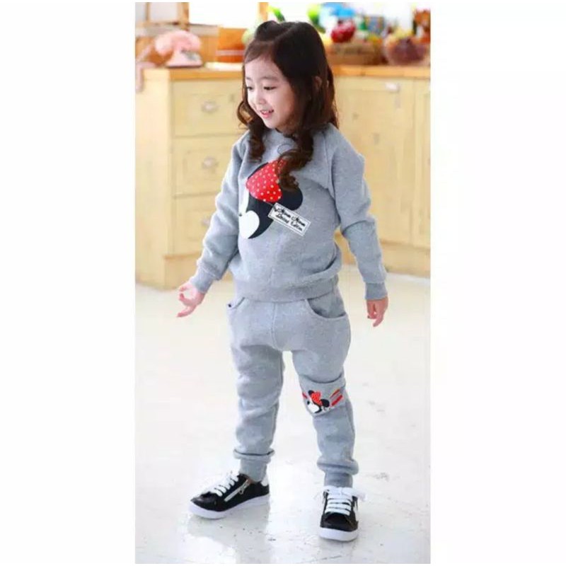 SETELAN SWEATER JOGGER ANAK PEREMPUAN 1-5 TAHUN