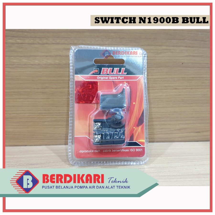 BULL SWITCH N1900B SAKELAR SAKLAR MESIN KETAM MAKITA 3" N 1900B